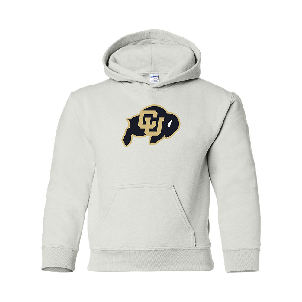 Youth Colorado Buffaloes  Gildan Heavy Blend  Hooded Sweatshirt