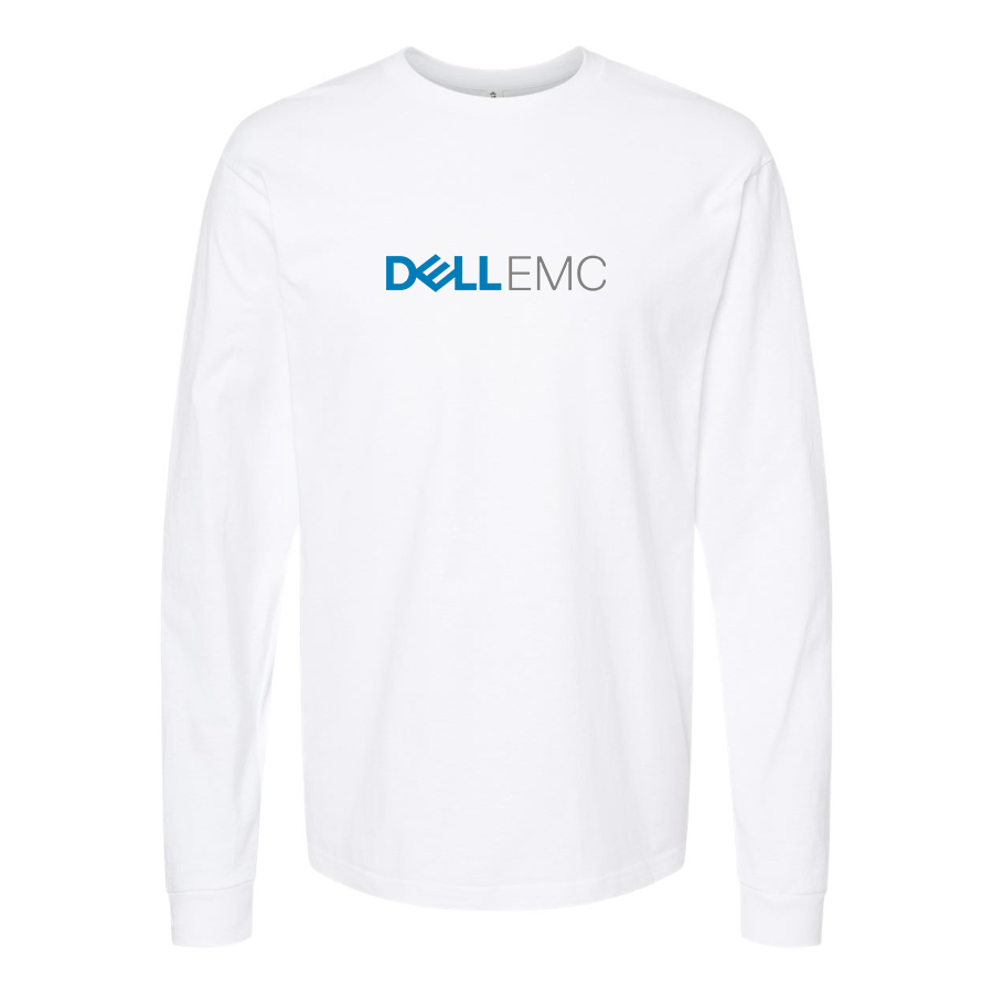 Men's EMC Logo Cotton Long Sleeve T-Shirt