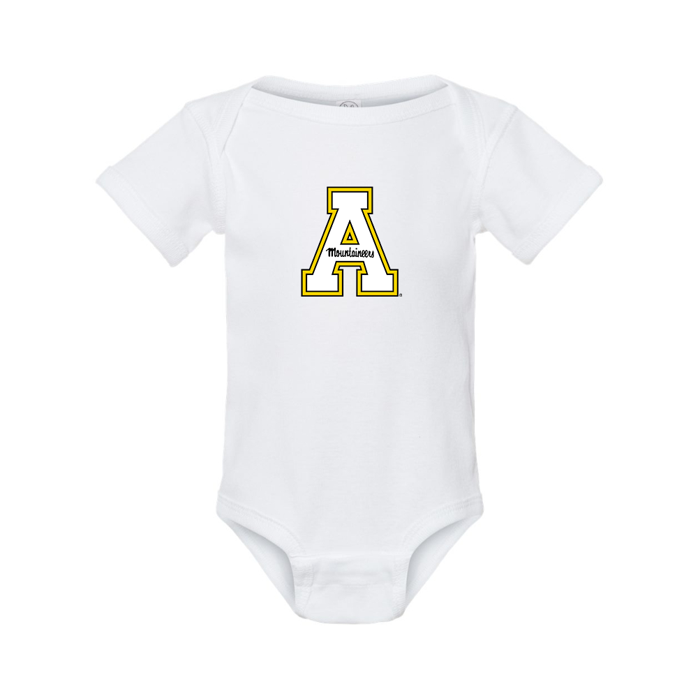 Appalachian State Mountaineers  Rabbit Skins Infant Baby Rib Bodysuit
