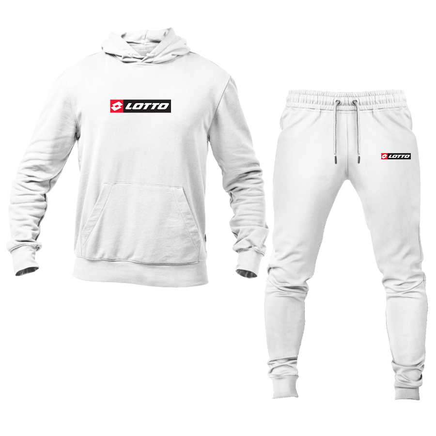 Men's Lotto Logo Hoodie Joggers Set