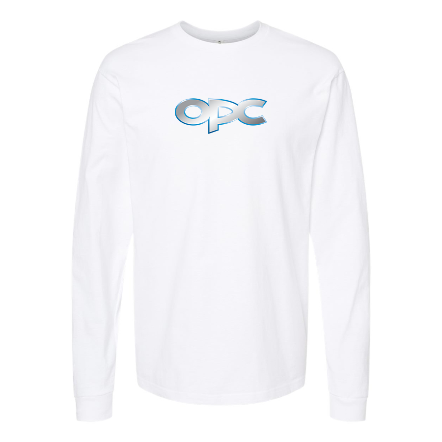 Men's Opel Performance Center Logo Cotton Long Sleeve T-Shirt