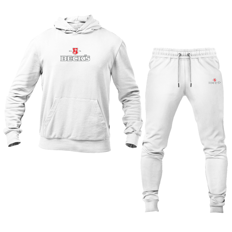 Men's Becks Logo Hoodie Joggers Set