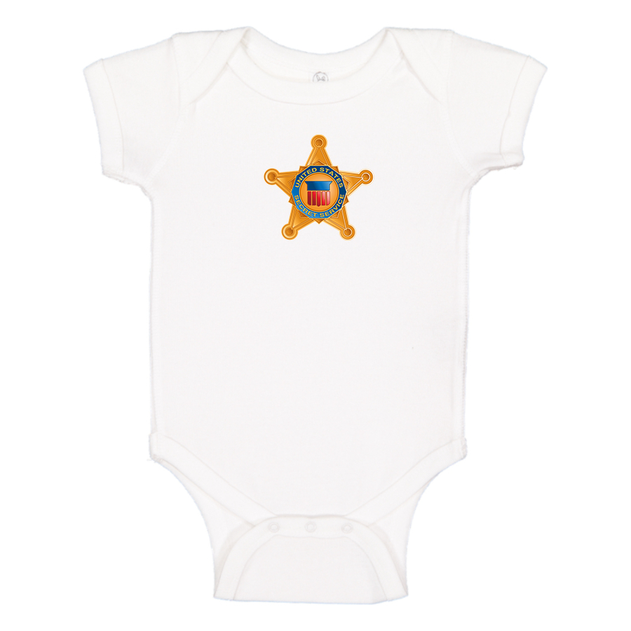 Secret Service Star Logo Baby Onesie Romper
