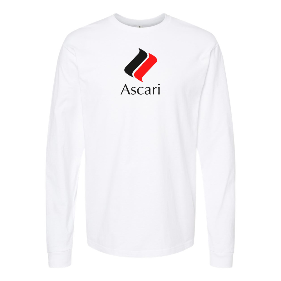 Men's Ascari Logo Cotton Long Sleeve T-Shirt