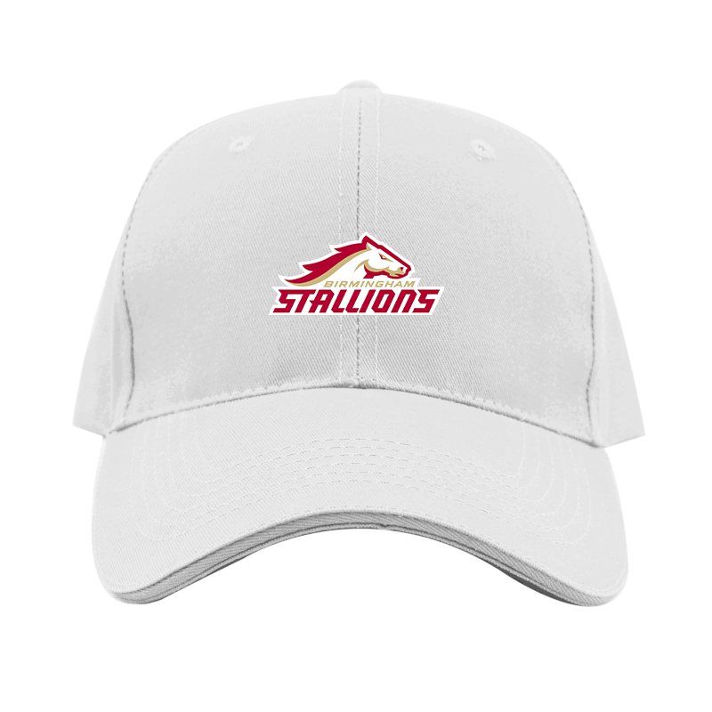 Birmingham Stallions Logo  Dad Baseball Cap Hat