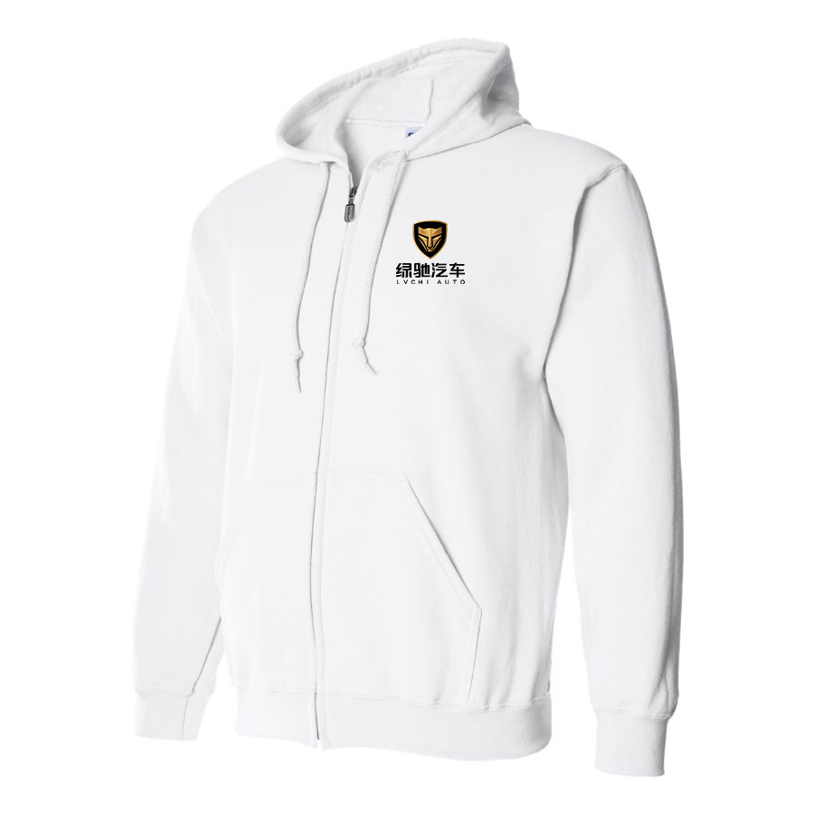 Men's Lvchi Logo Zipper Hoodie
