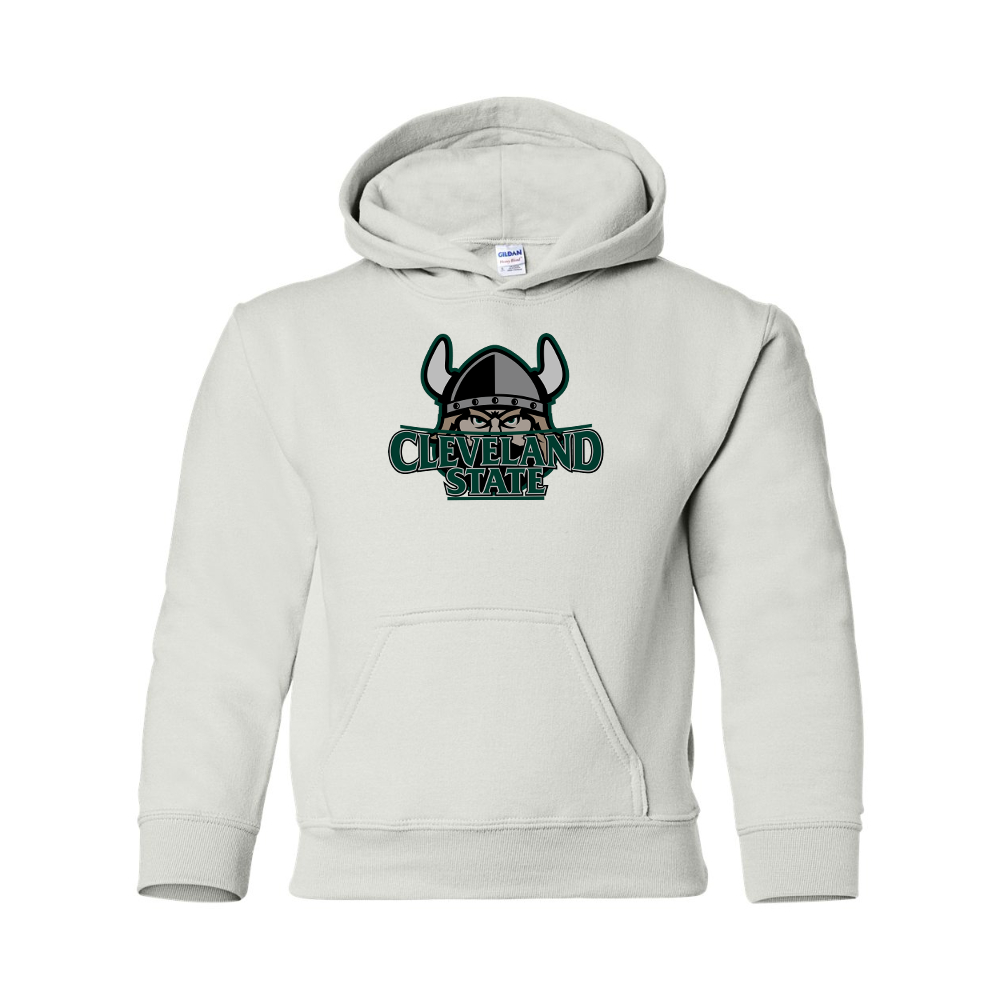 Youth  Cleveland State Vikings Gildan Heavy Blend  Hooded Sweatshirt