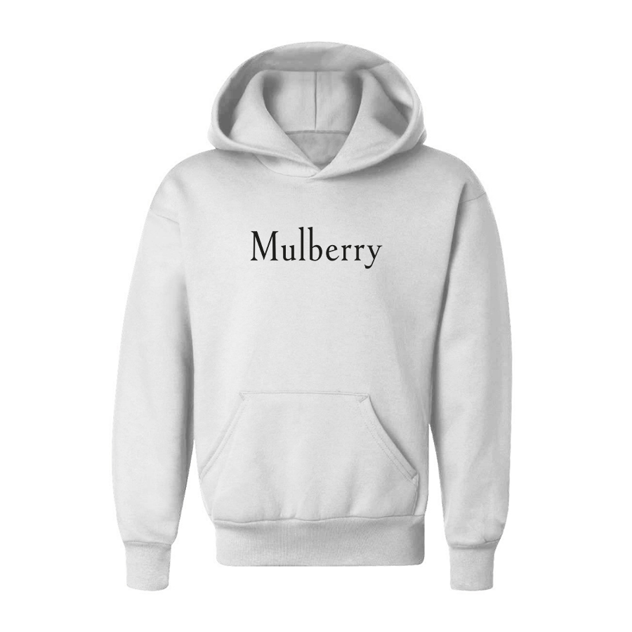 Youth Mulberry  Logo Pullover Hoodie