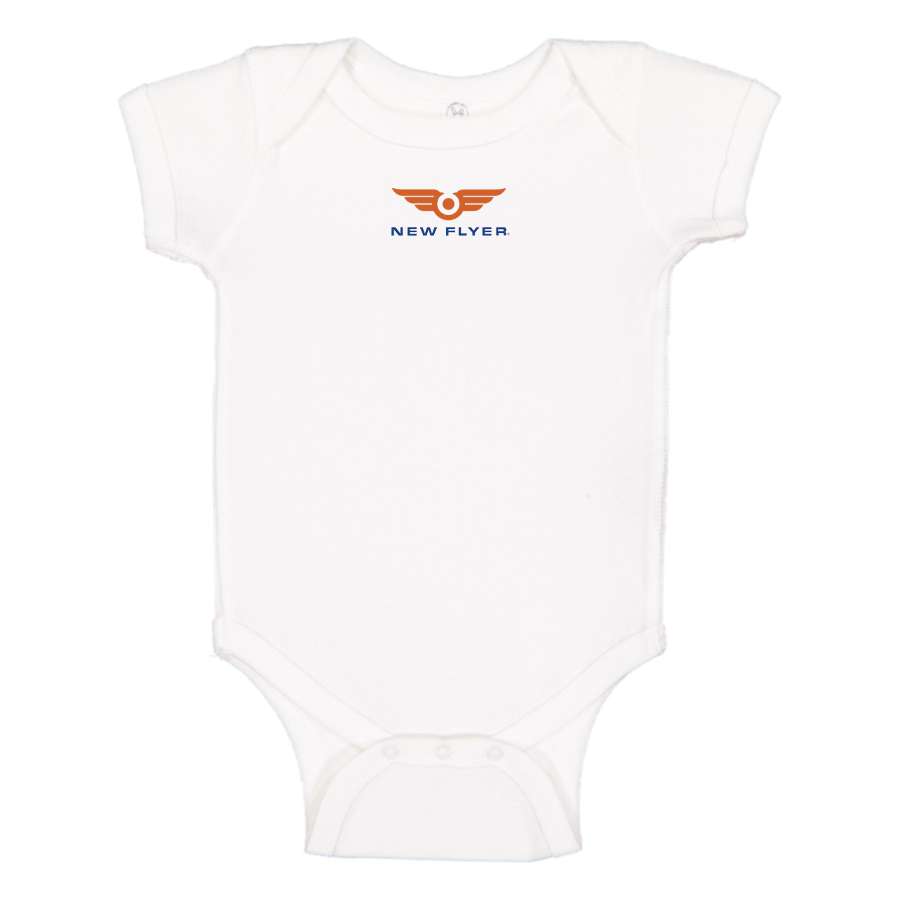 New Flyer Industries Logo Baby Onesie Romper