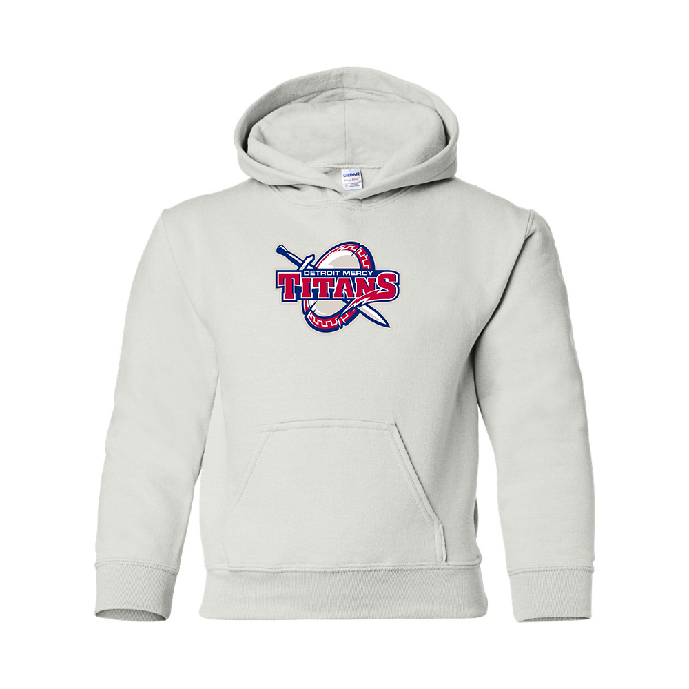 Youth Detroit Titans  Gildan Heavy Blend  Hooded Sweatshirt