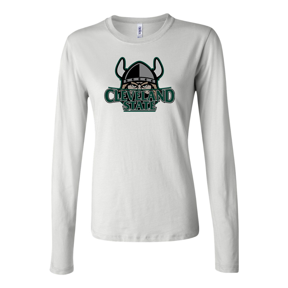 BELLA CANVAS Cleveland State Vikings Jersey Long Sleeve Tee