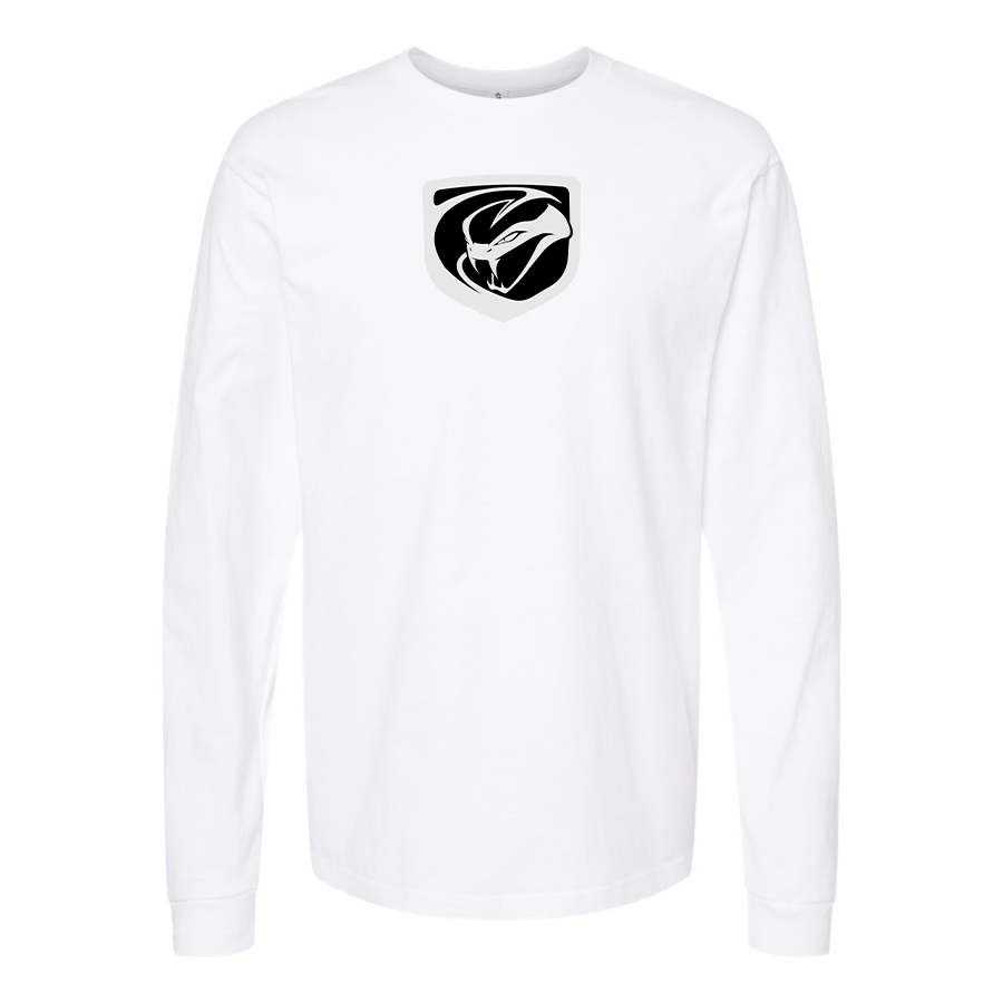 Men's Dodge Viper Logo Cotton Long Sleeve T-Shirt