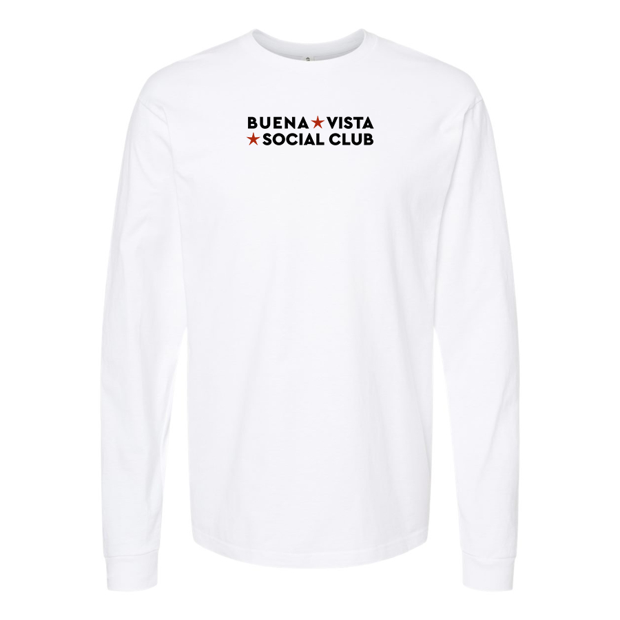 Men's Buena Vista Social Club Logo Cotton Long Sleeve T-Shirt