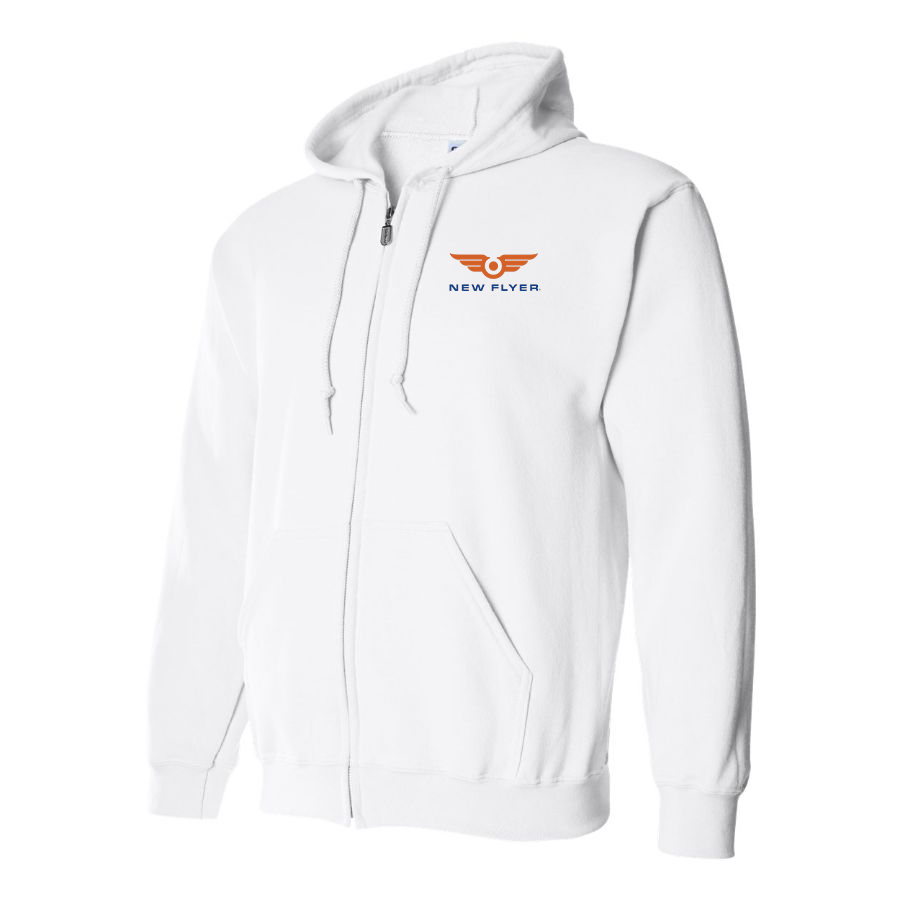 Men's New Flyer Industries Logo Zipper Hoodie