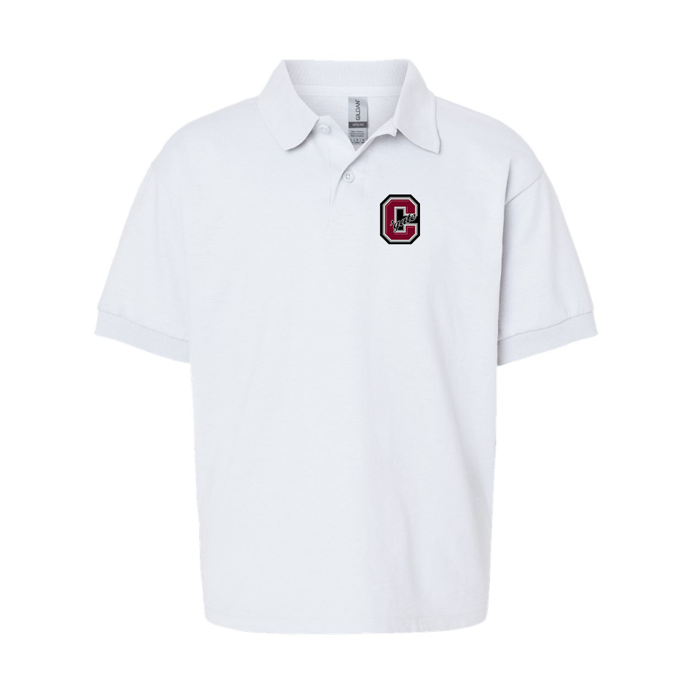 Youth  Colgate Raiders   Gildan Dry Blend Jersey Polo
