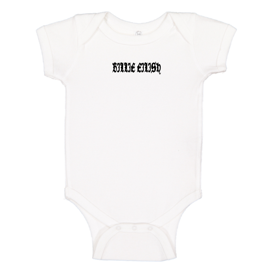 Billie Eilish  Logo Baby Onesie Romper