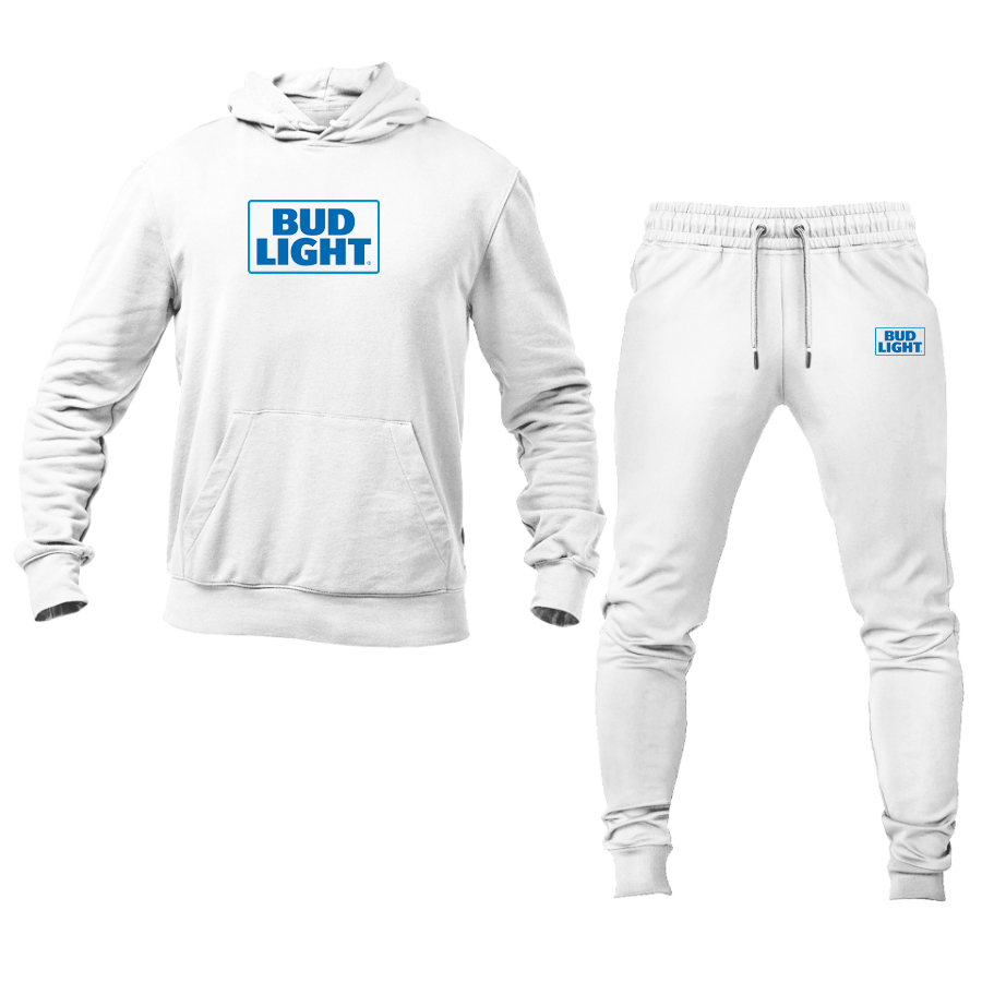 Men's Bud Light Logo Hoodie Joggers Set