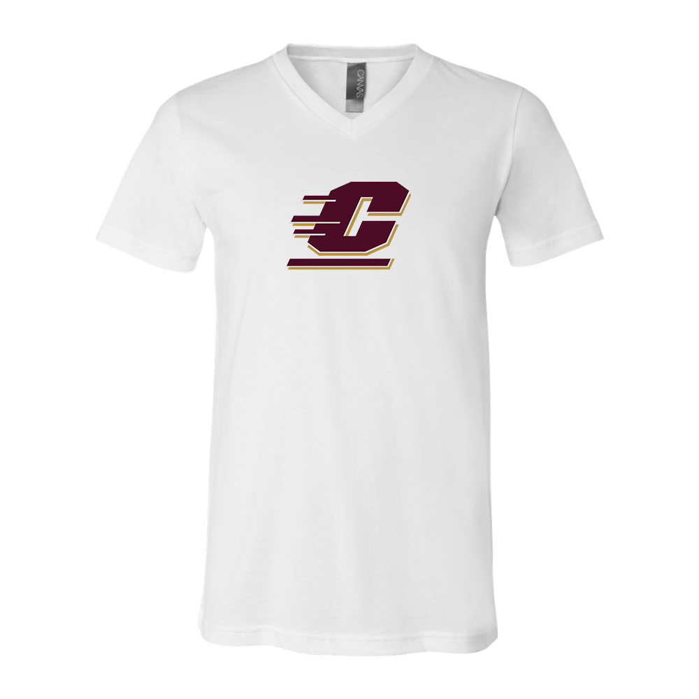 Central Michigan Chippewas  BELLA  CANVAS - Jersey V-Neck T-Shirt