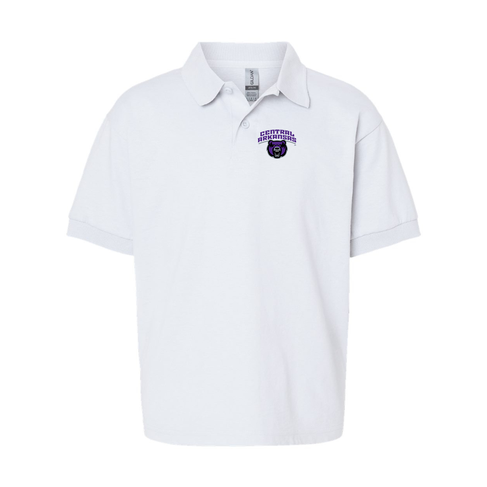 Youth Central Arkansas Bears  Gildan Dry Blend Jersey Polo
