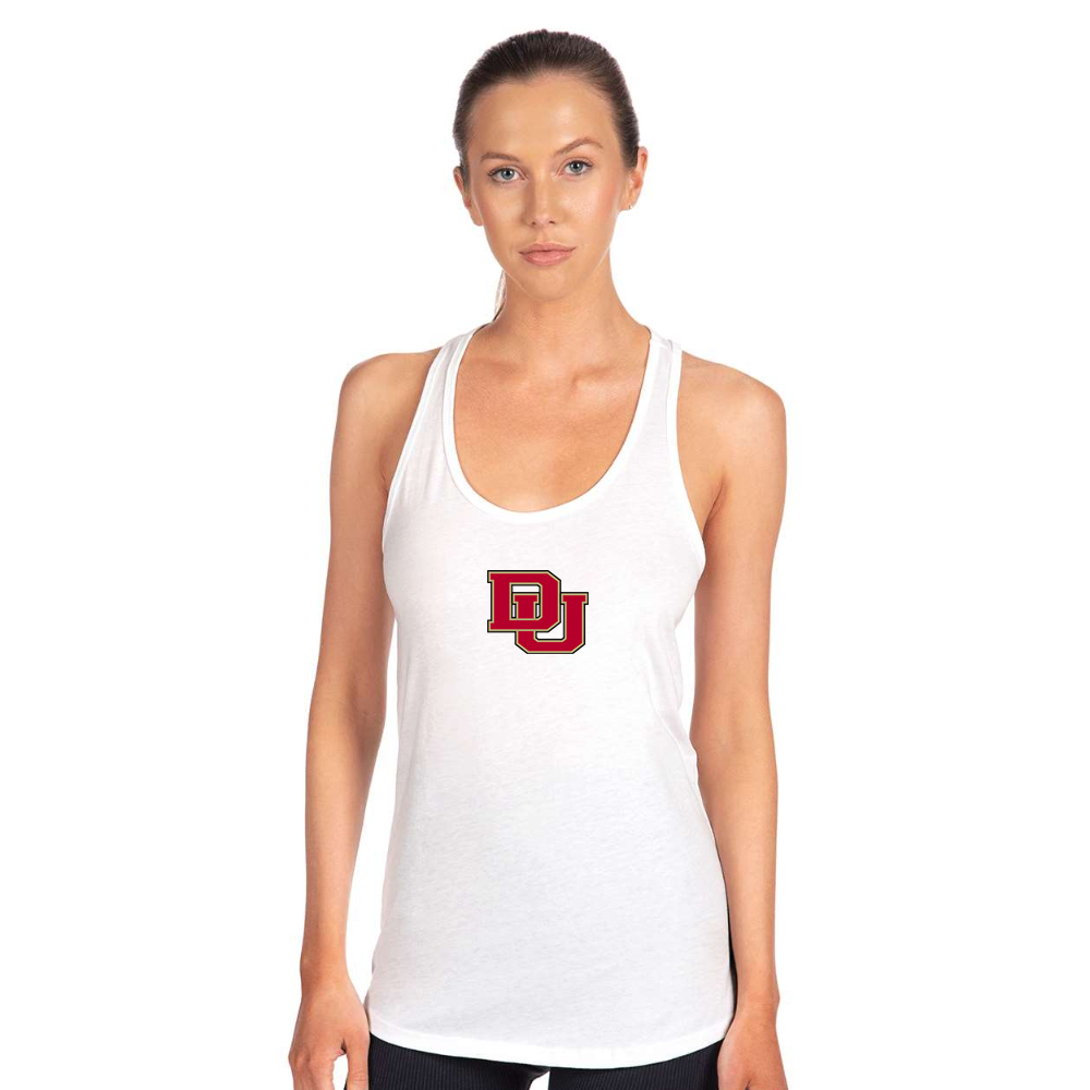 Women's Denver Pioneers  Next Level Ideal Racerback Tank