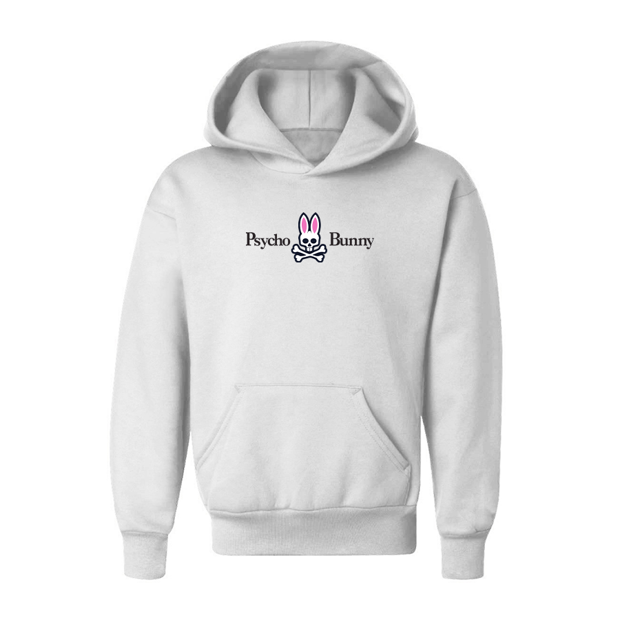 Youth Psycho Bunny Logo Pullover Hoodie