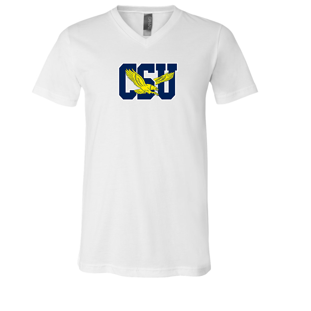 Coppin State Eagles  BELLA  CANVAS - Jersey V-Neck T-Shirt