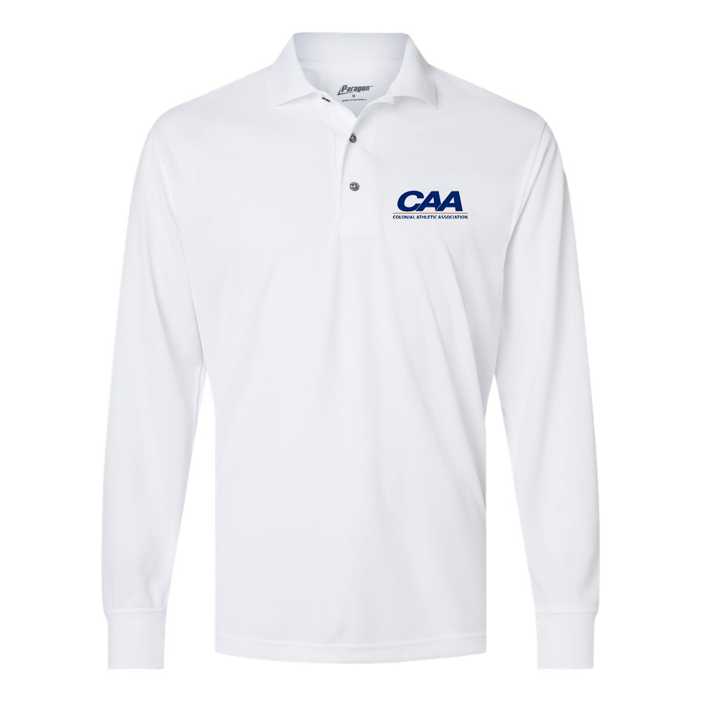 Men's Colonial Athletic Association  Paragon Prescott Long Sleeve Polo