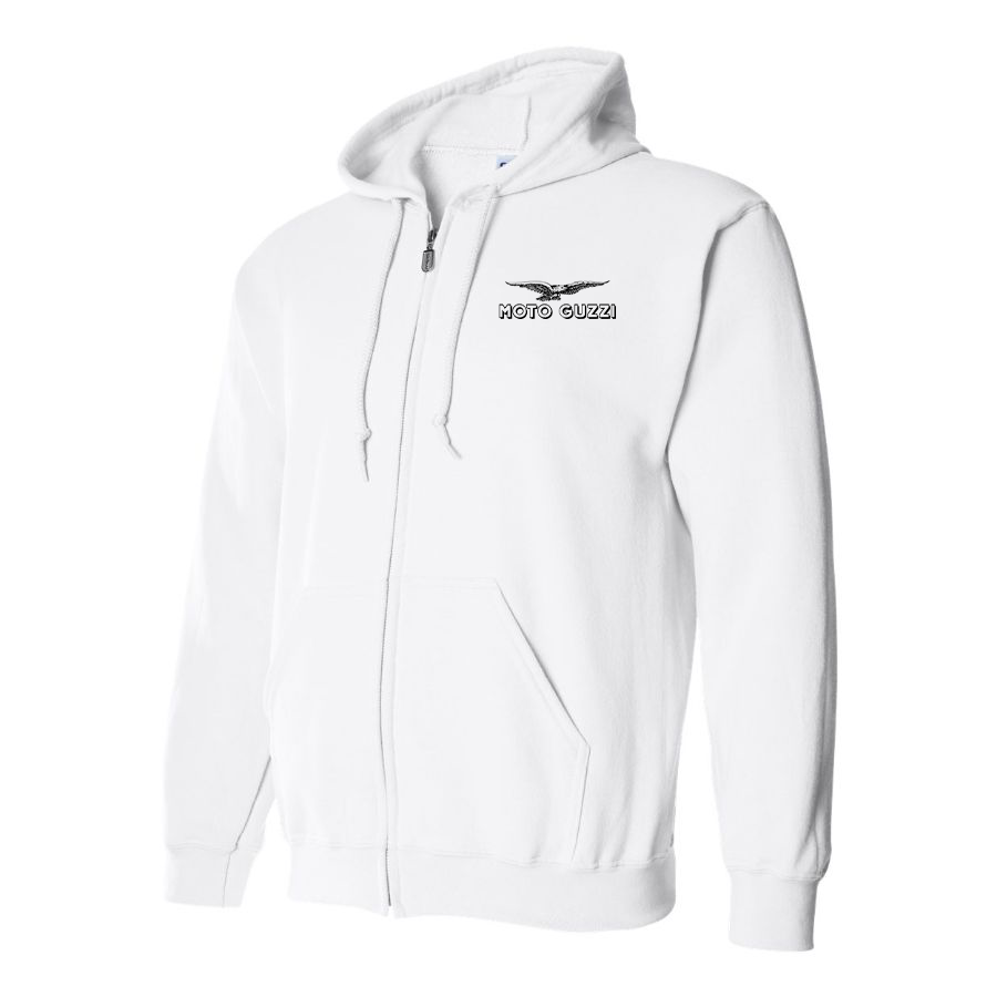 Men's Moto Guzzi Logo Zipper Hoodie