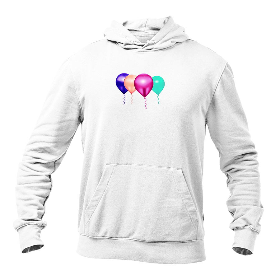Men's Balloon-Emojis Logo Pullover Hoodie