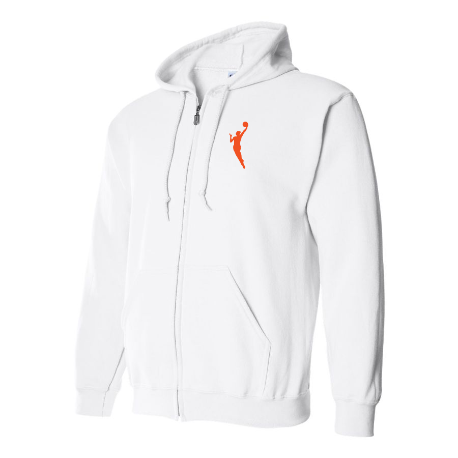 Men's WNBA Symbol Logo Zipper Hoodie