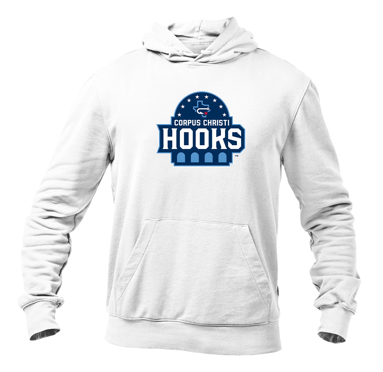Men's Corpus Christi Hooks Logo Pullover Hoodie