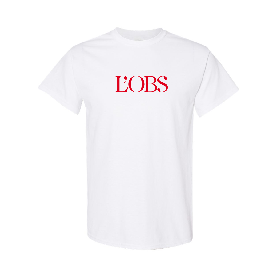 Men's L'OBS Logo Cotton T-Shirt