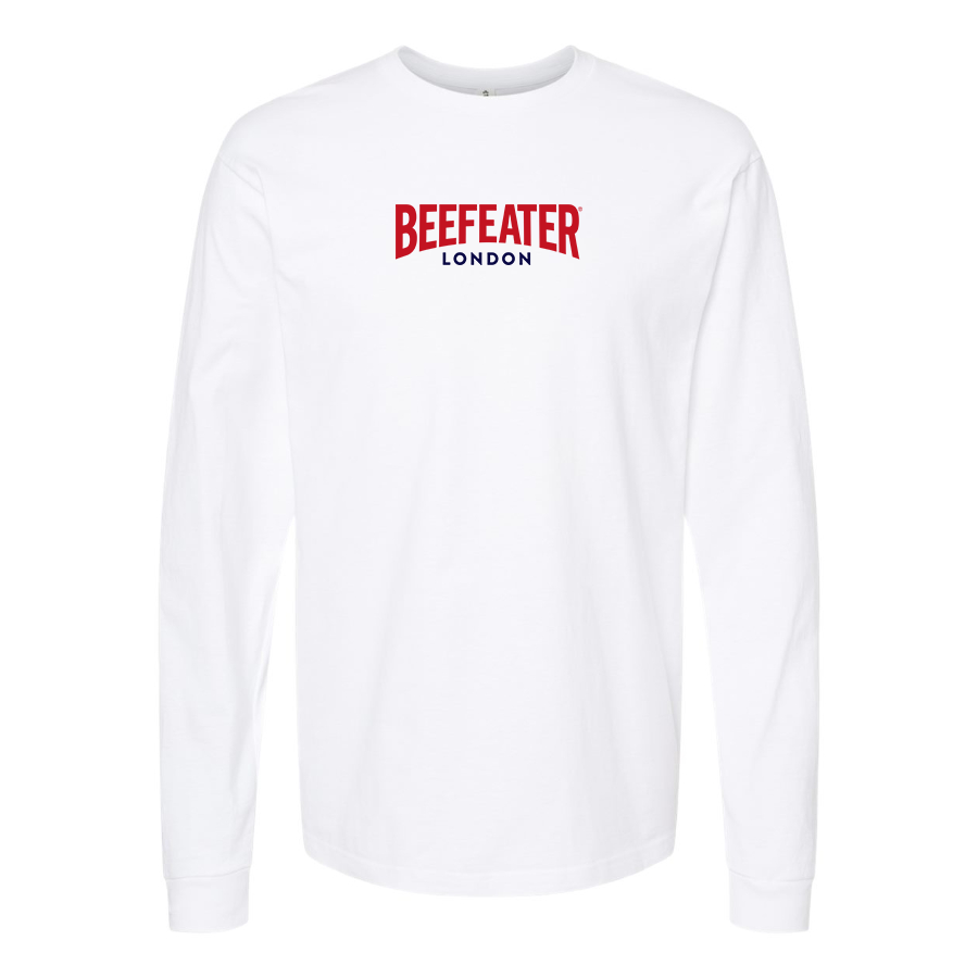 Men's Beefeater Logo Cotton Long Sleeve T-Shirt