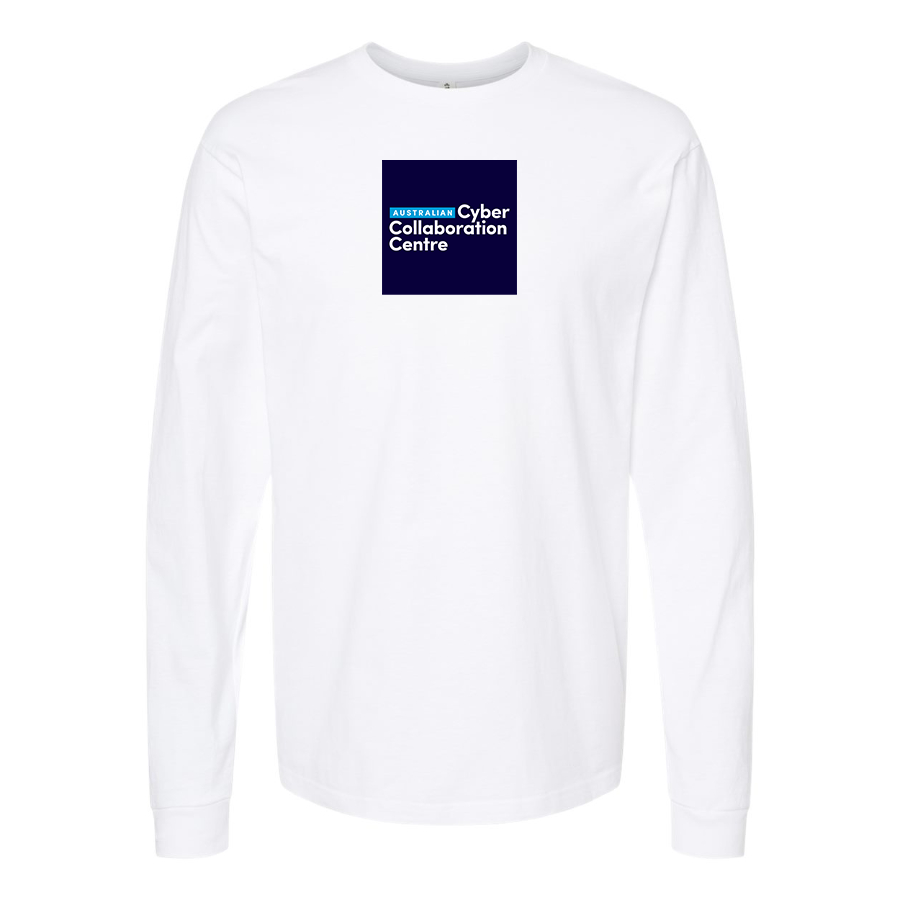 Men's Australian Cyber Collaboration Centre Logo Cotton Long Sleeve T-Shirt