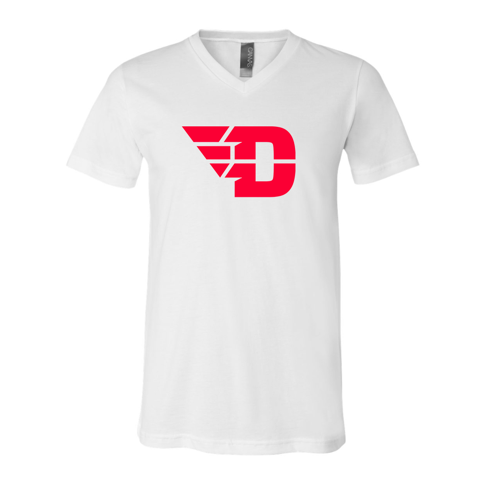 Dayton Flyers  BELLA  CANVAS - Jersey V-Neck T-Shirt
