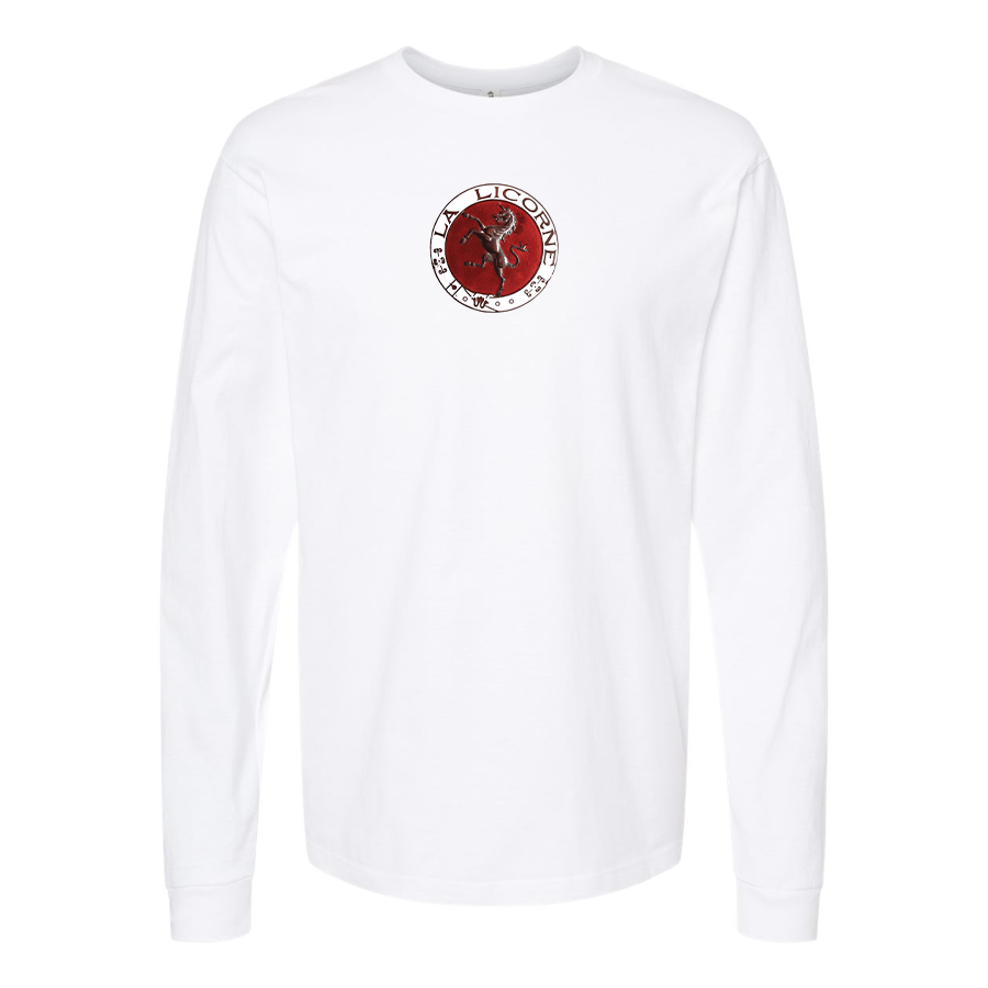 Men's Corre La Licorne Logo Cotton Long Sleeve T-Shirt