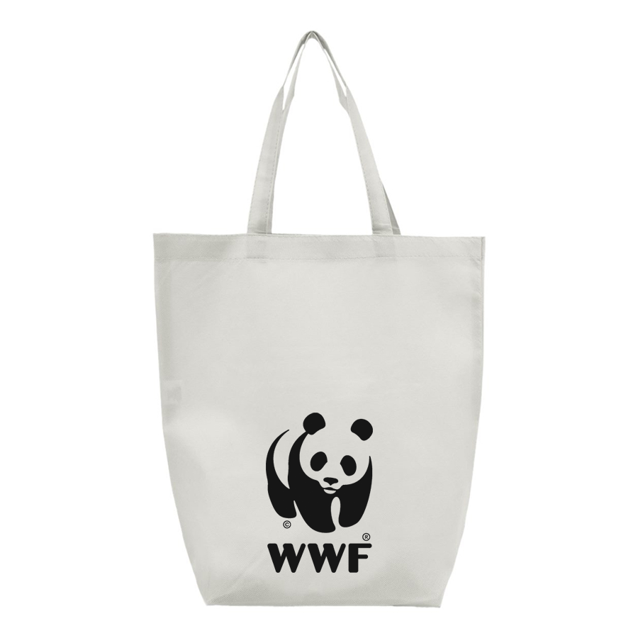 WWF Q-Tees Non-Woven Gusset Bottom Tote