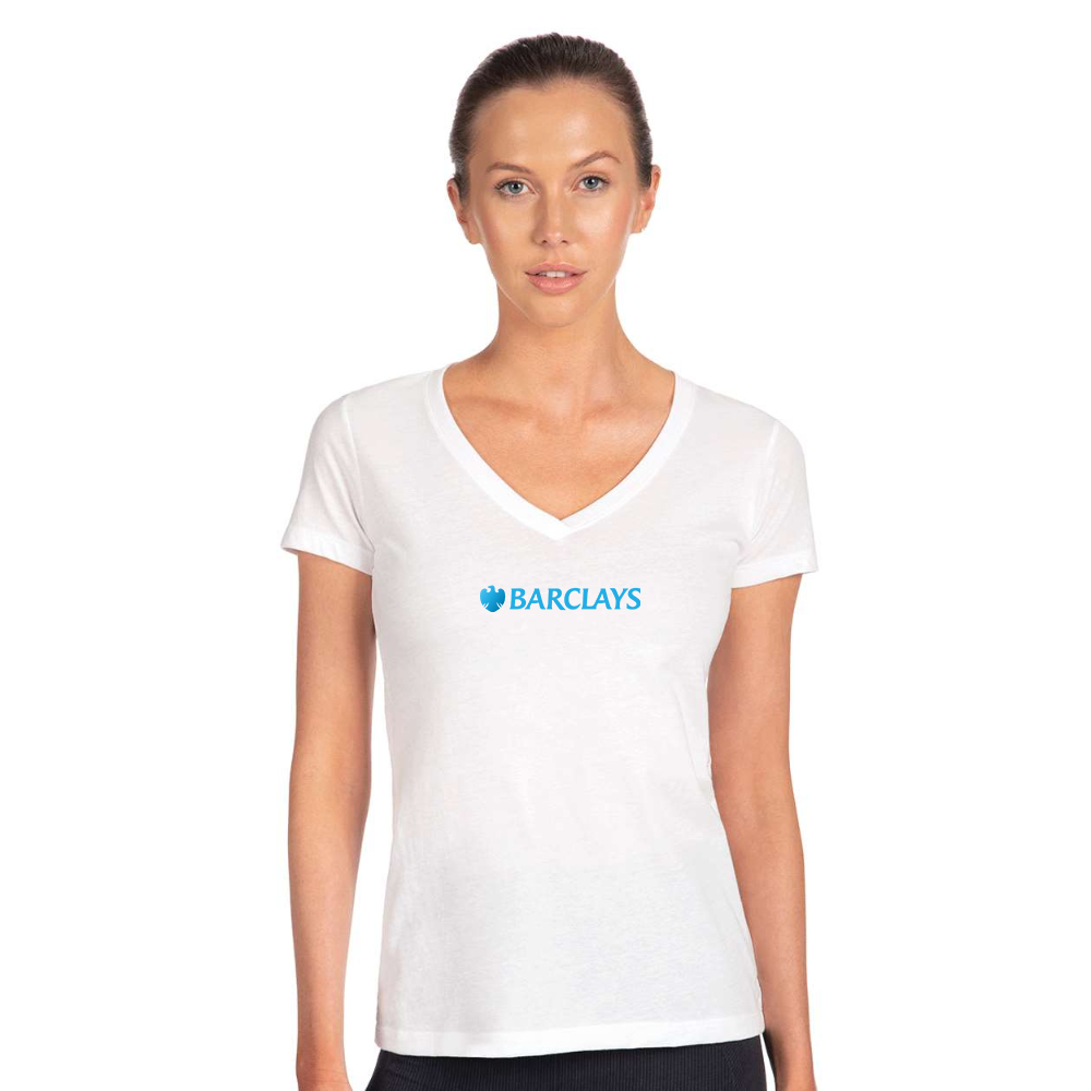 Women's Barclays  Next Level V-Neck T-Shirt