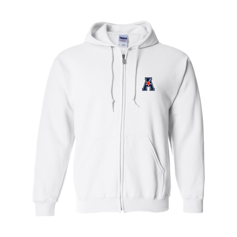 Men's  American Athletic Conference Gildan  Heavy Blend Full Zip Hooded Sweatshirt