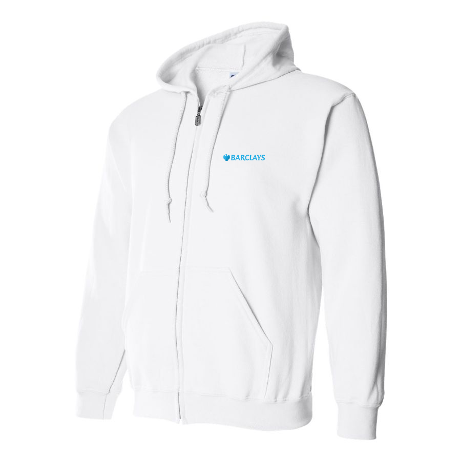 Men's Barclays Logo Zipper Hoodie