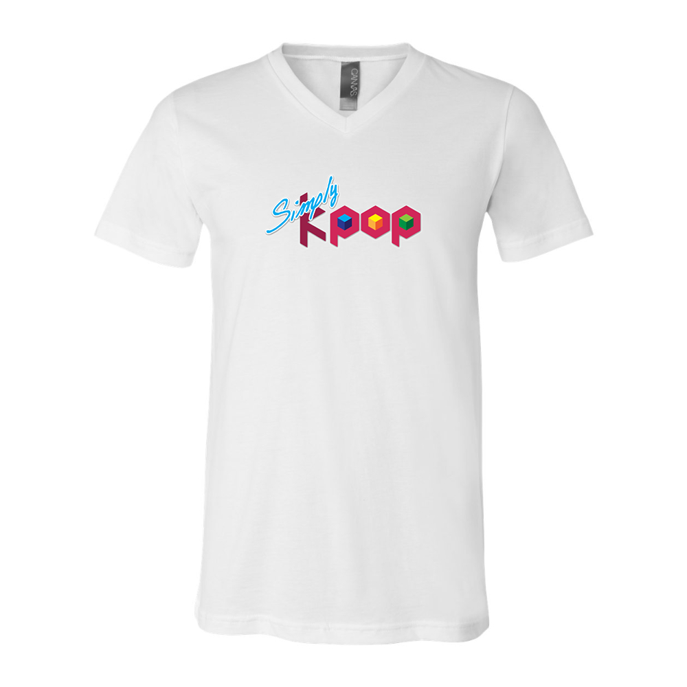 Simply Kpop BELLA  CANVAS - Jersey V-Neck T-Shirt
