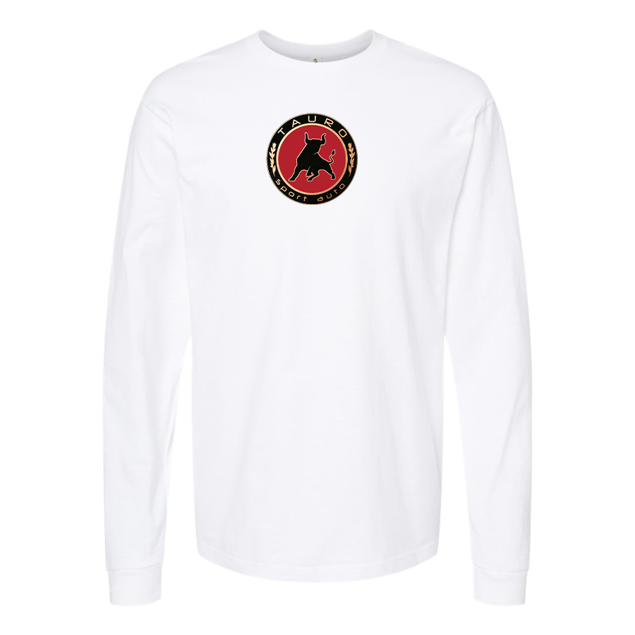 Men's Tauro Sport Auto Logo Cotton Long Sleeve T-Shirt
