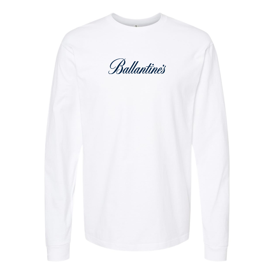 Men's Ballantines Logo Cotton Long Sleeve T-Shirt