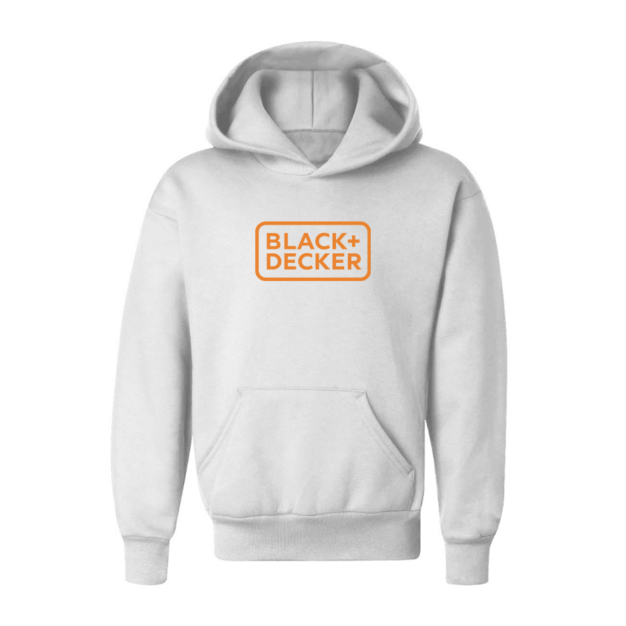 Youth Black Decker Logo Pullover Hoodie