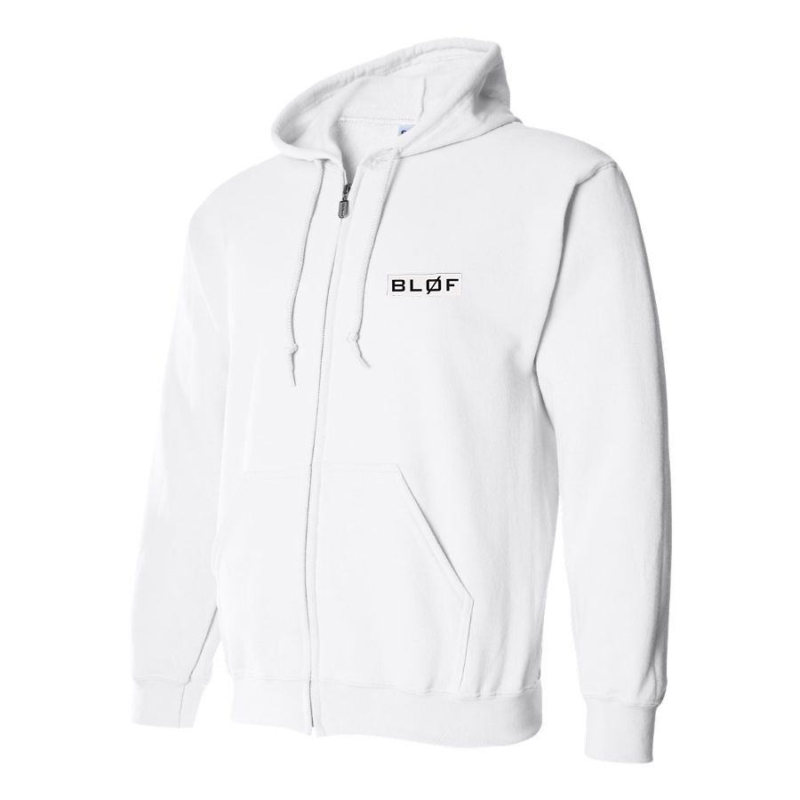 Men's BLØF Logo Zipper Hoodie