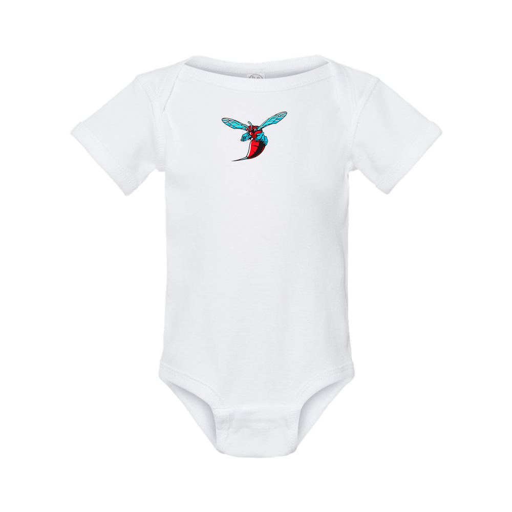 Delaware State Hornets  Rabbit Skins Infant Baby Rib Bodysuit