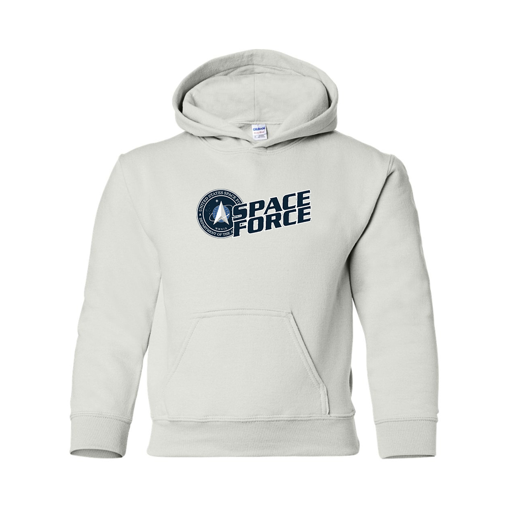 Youth   Space Force Gildan Heavy Blend  Hooded Sweatshirt