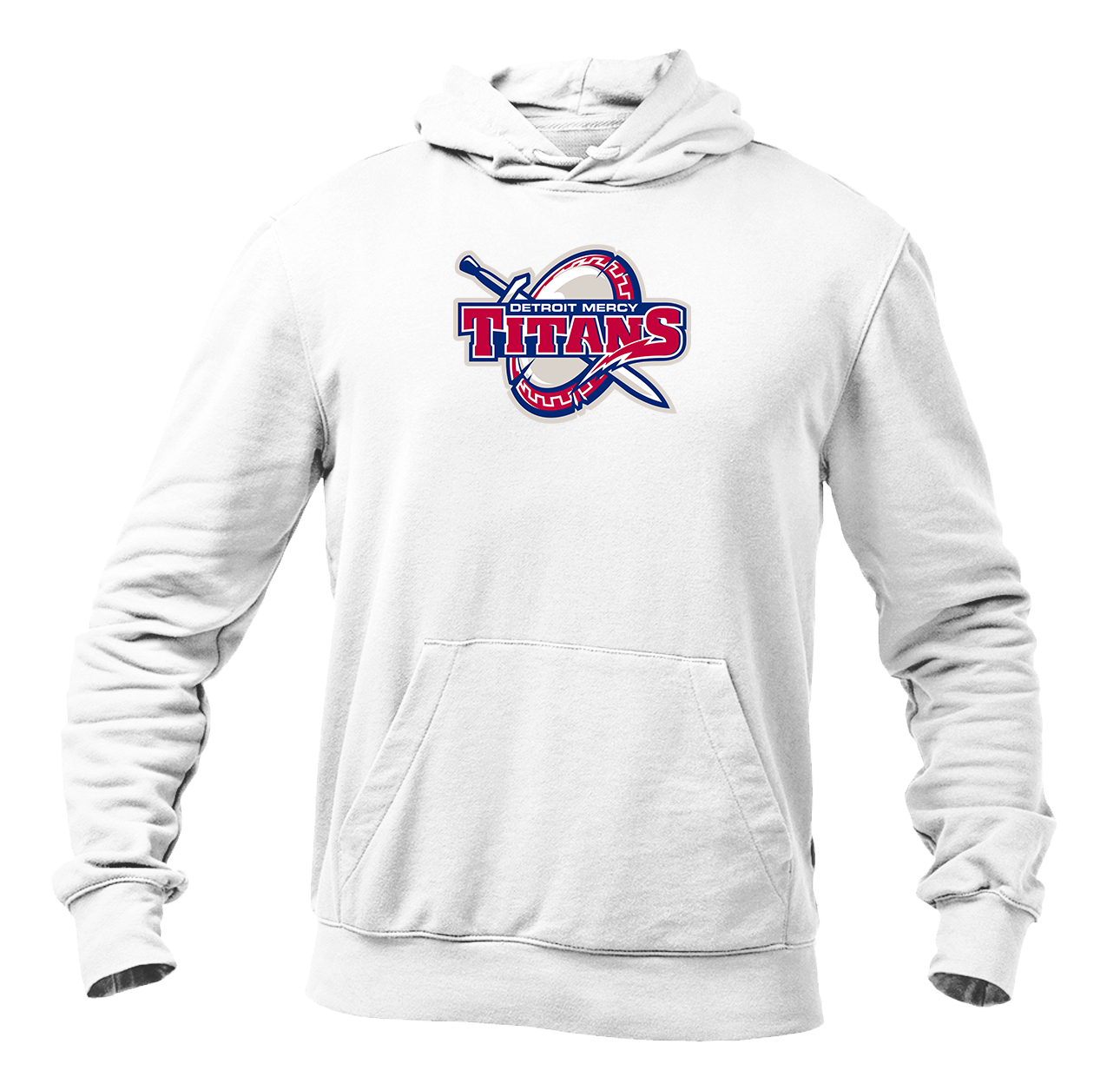 Men's Detroit Titans  Heavy Blend Hooded Sweatshirt
