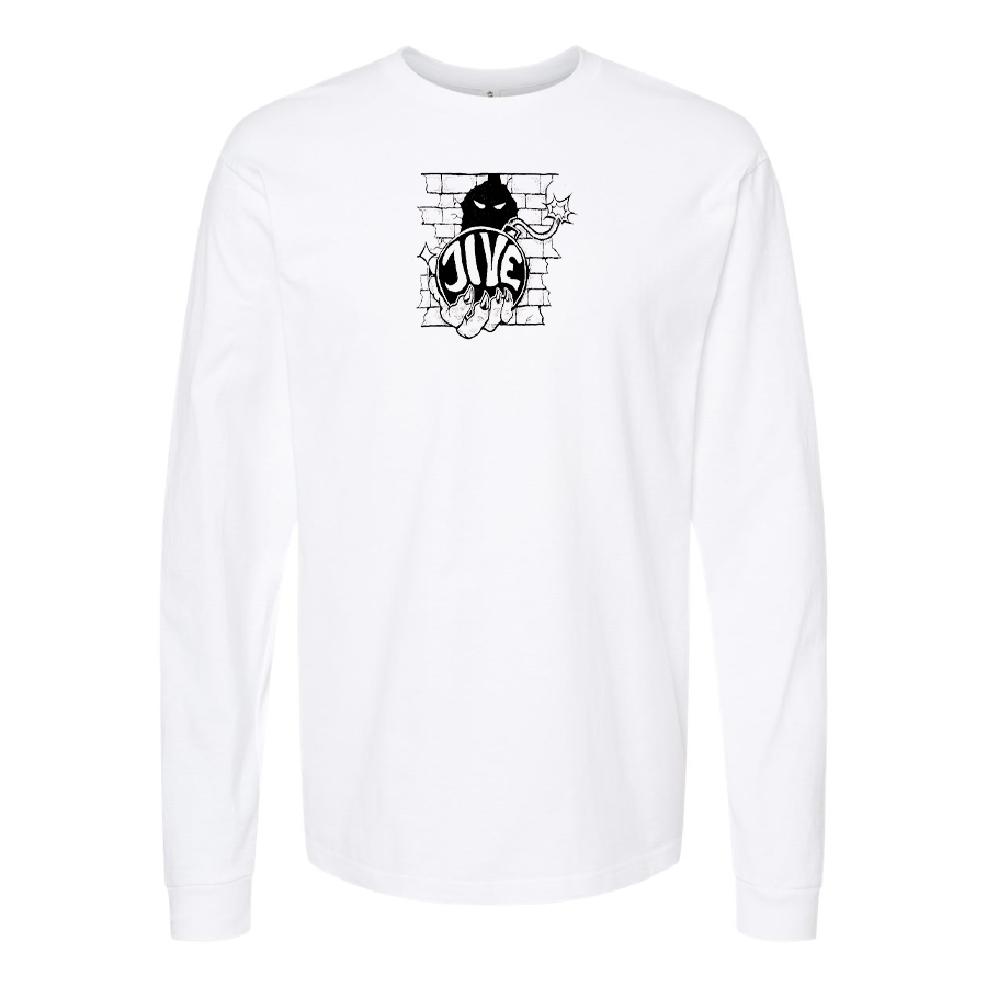 Men's Jivebomb Logo Cotton Long Sleeve T-Shirt