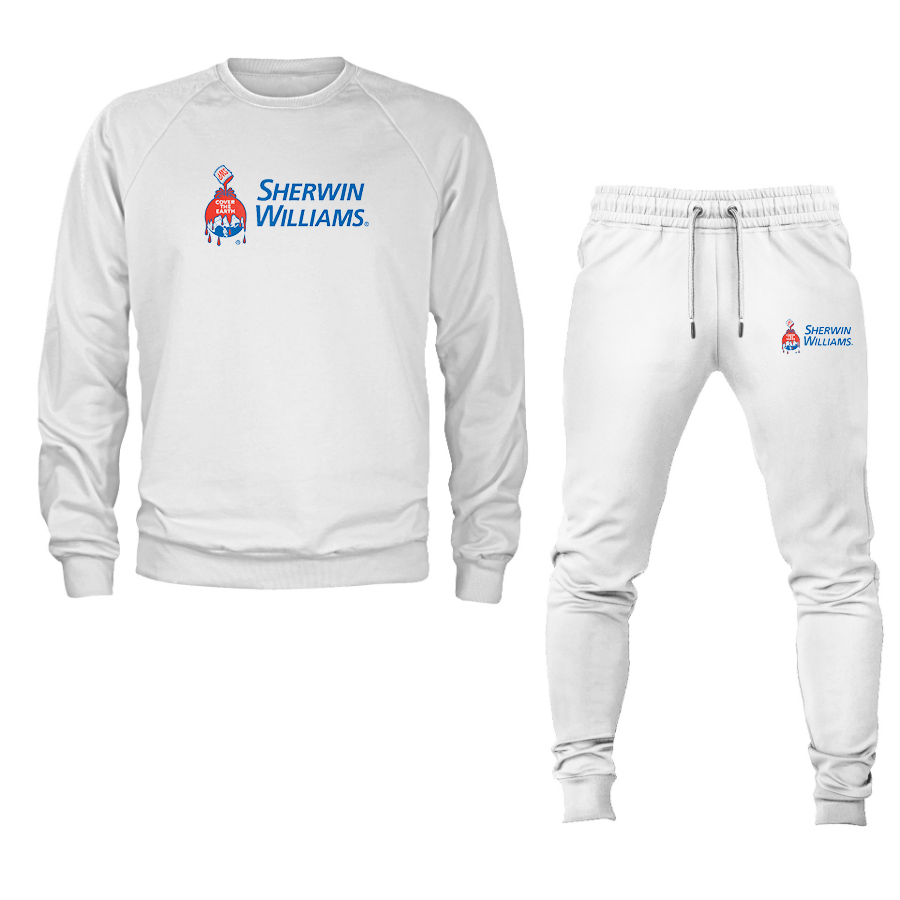 Men's Sherwin Williams Crewneck Sweatshirt Joggers Suit